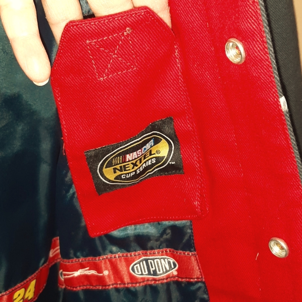 Vintage NASCAR Jeff  Gordon Jacket * Like New! Adult Mens Size Small - Picture 6 of 6